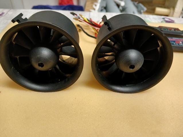 Ventole freewing 70mm + motori v2 e regolatori 
