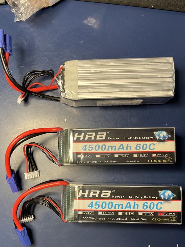 LiPo 6s 4500mah 60C HRB
