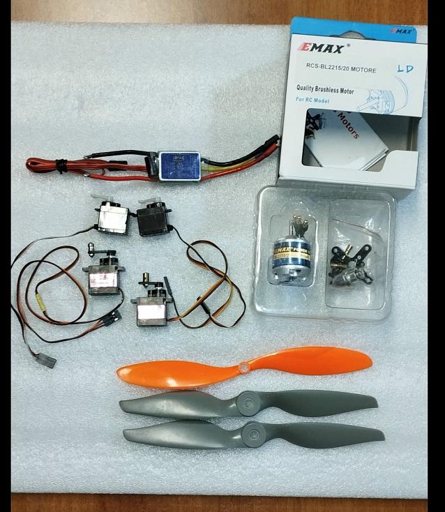 Combo elettronica aeromodello elettrico