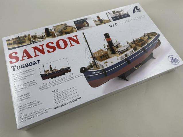 Artesania Latina New Tugboat Sanson 1:50 (KIT) 