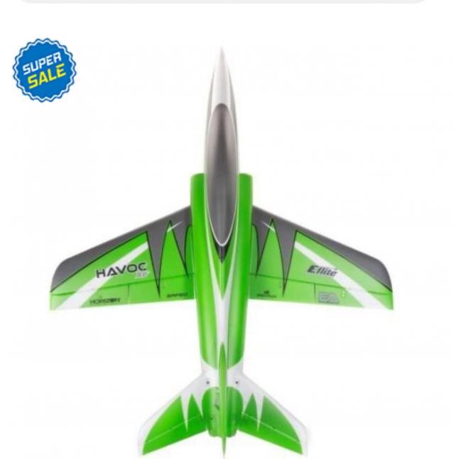 E-flite HAVOC XE 80mm EDF BNF Basic AS3X e SAFE