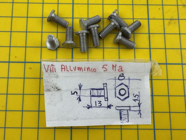 Viti in alluminio 5 MA (10pz)