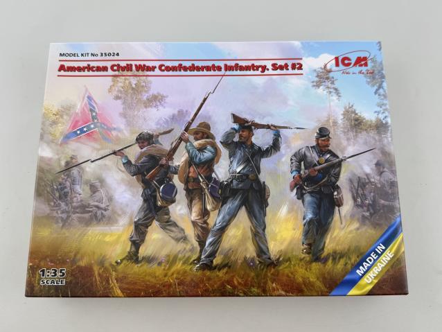 ICM American Civil War Confederate Infantry Set #2 1:35