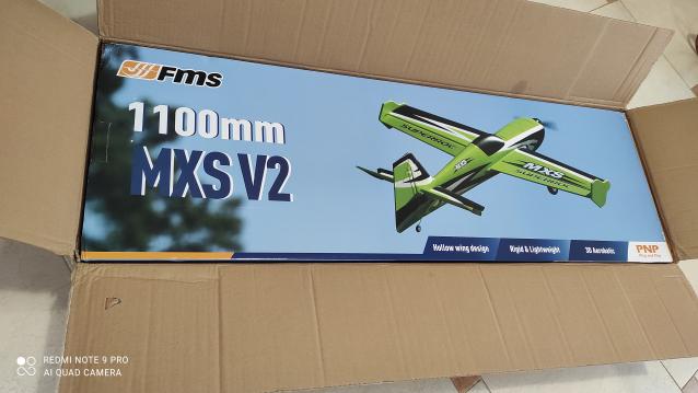 FMS MXS v2  1100mm  PNP  completo pronto al volo