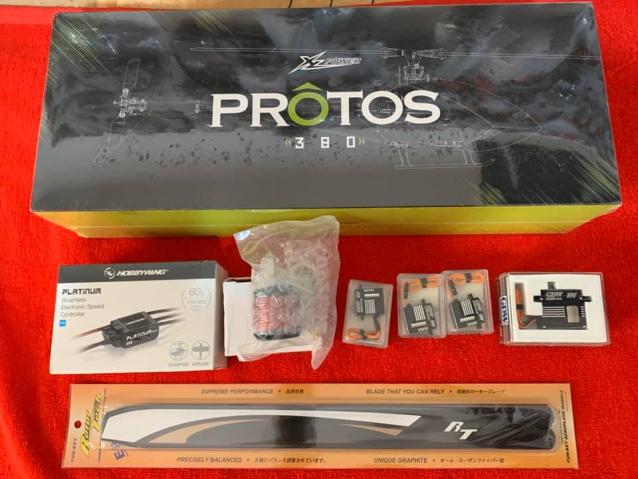 XLPOWER PROTOS 380 LIGHT KIT CON PALE ROTORTECH E MOTORE XLPOWER