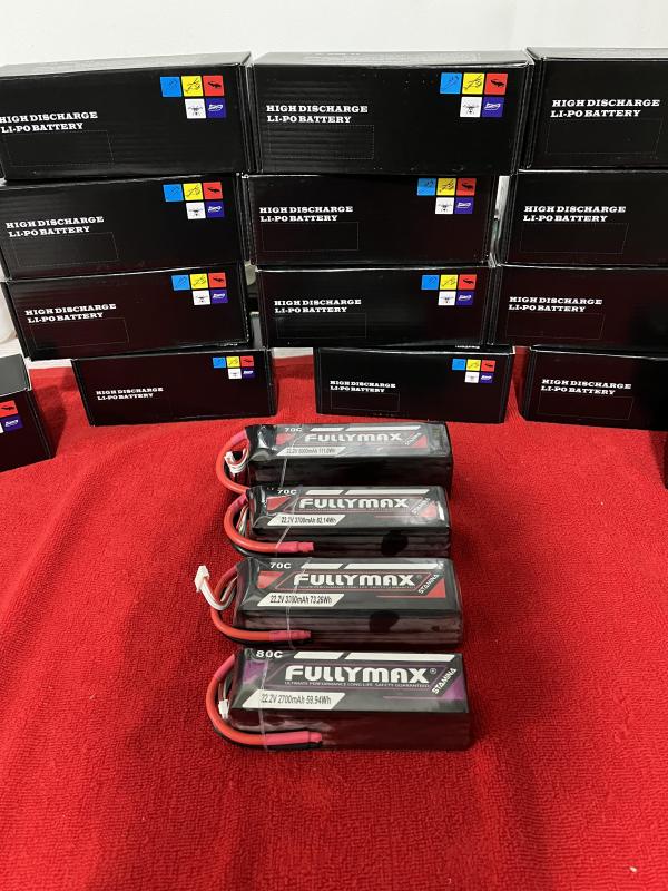 LIPO DI ULTIMA GENERAZIONE FULLYMAX STAMINA  : 6S 5000-3700-3300-2700