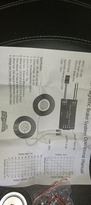 Ruote con freni elettrici x Jet 