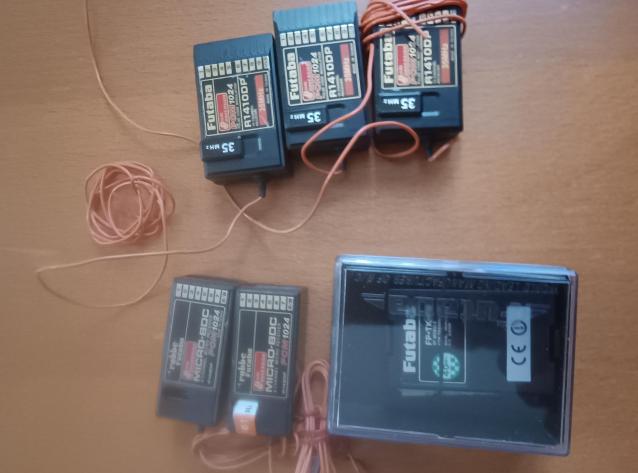 Riceventi, moduli e quarzi Futaba per 35 40 Mhz e 2,4GHz