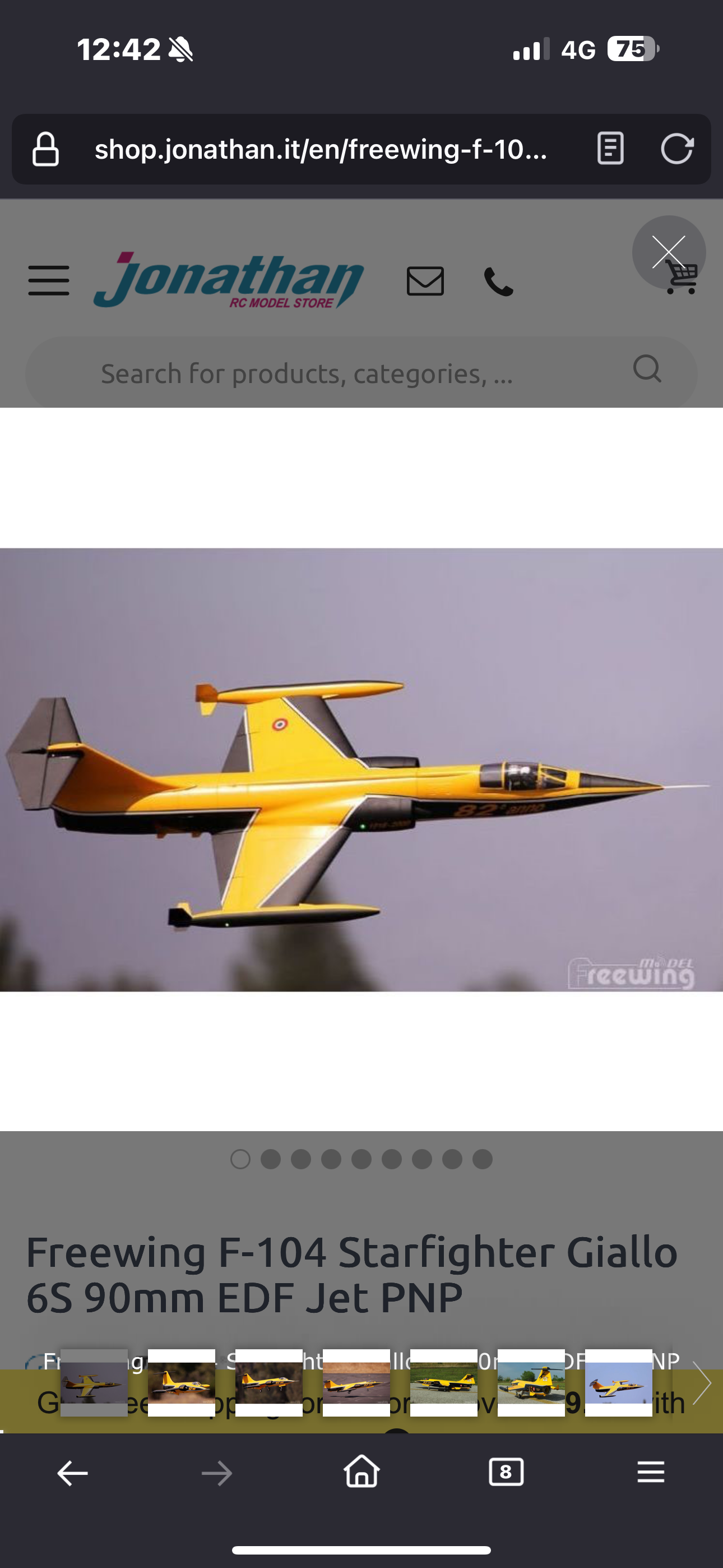 F-104 90/80 mm