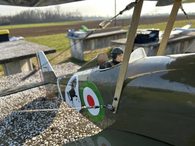 Biplano WW1 ala apertura 1450