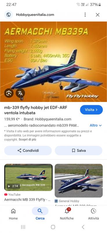 Cerco  mb339 flyfly edf90 vedi foto 