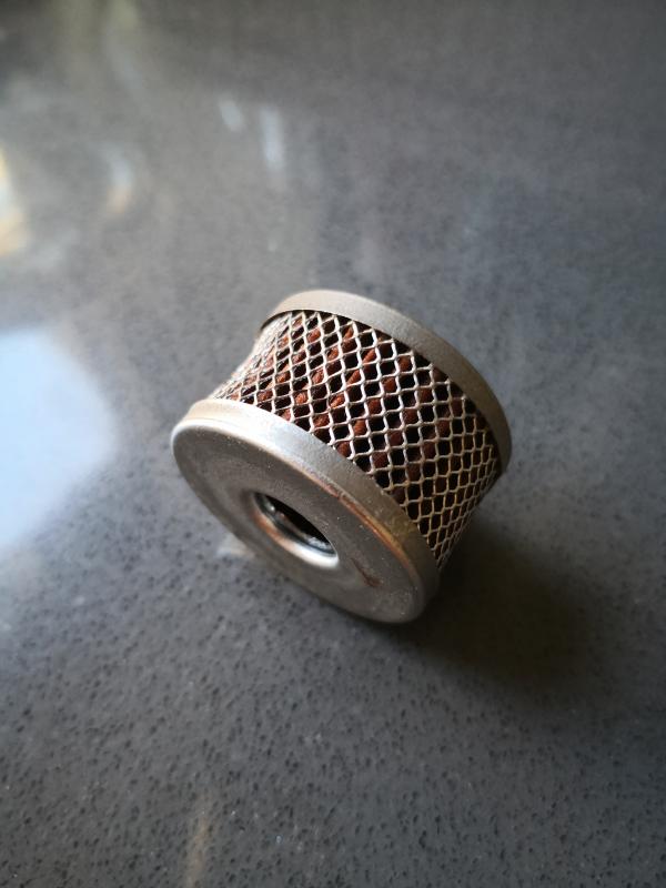 Picco filtro aria vintage con cuffia 