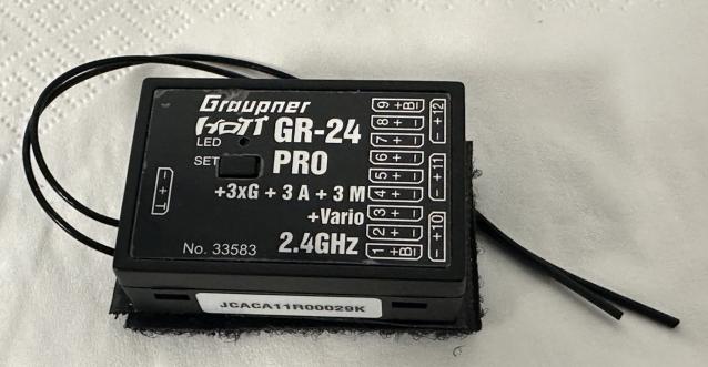 GRAUPNER - RICEVENTE GR-24 PRO 3XG+3A+3M+VARIO HOTT