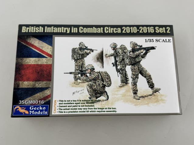 Gecko Models British Infantry In Combat Circa 2010-2012 set 2 1:35