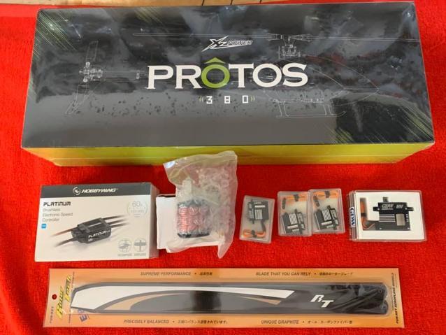 XLPOWER PROTOS 380 LIGHT KIT CON PALE ROTORTECH E MOTORE XLPOWER 