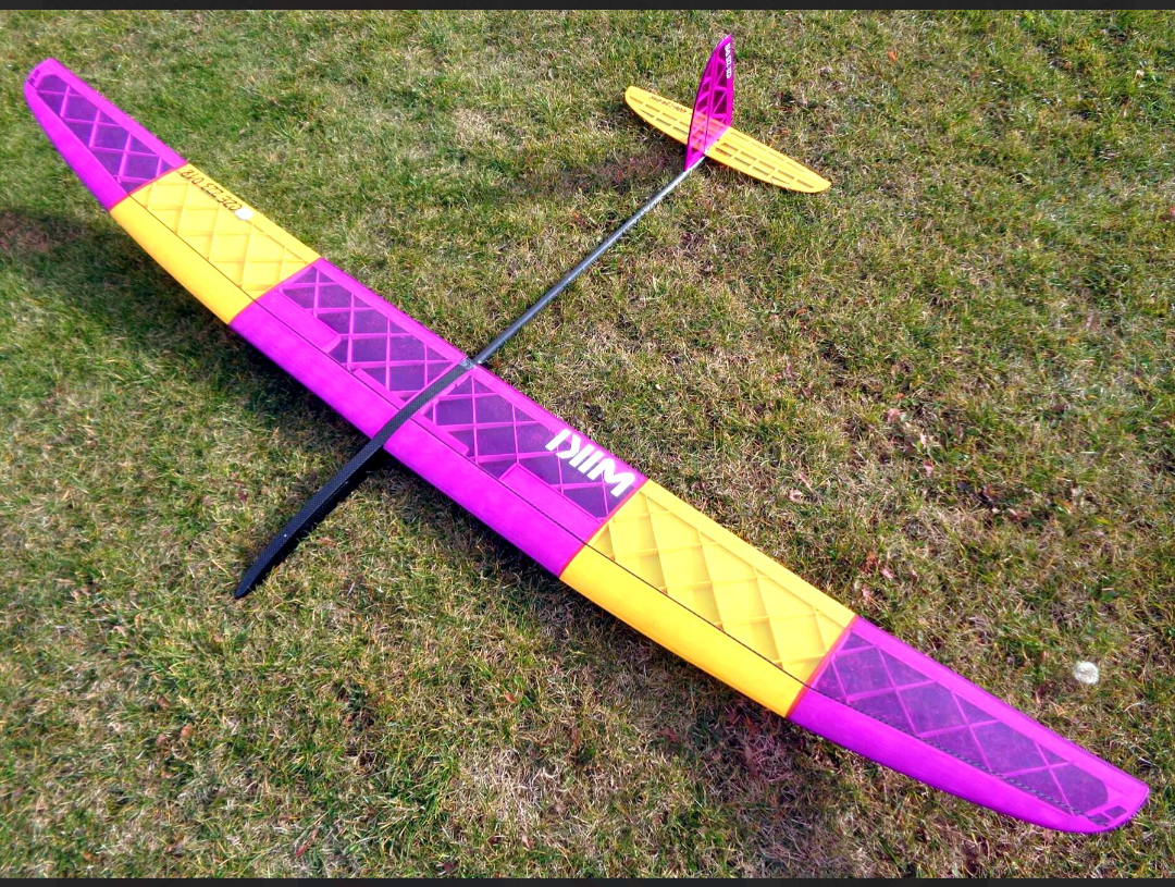 Aliante termica Wiky F3L 2m con elettronica