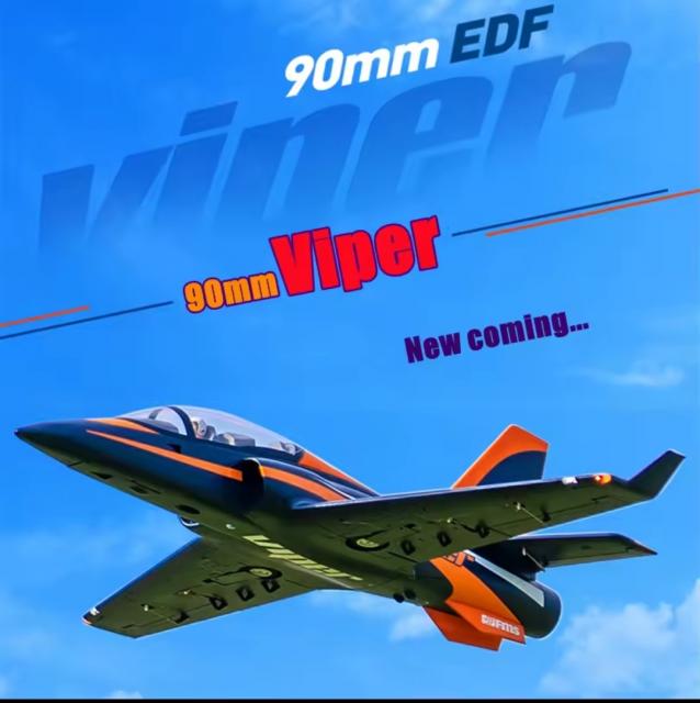 Jet RC Fms Viper 90mm EDF PNP  NUOVO in scatola pronto al volo Euro 490