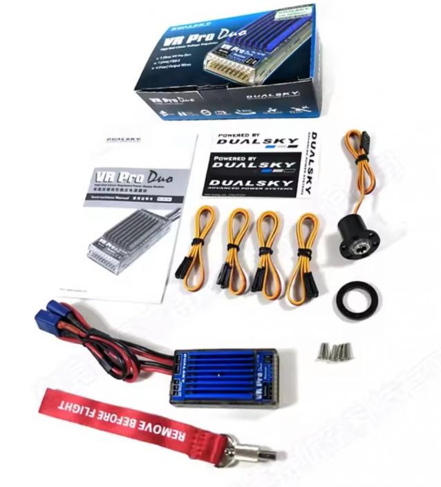 Centralina Aeromolelli RC Dualsky VR PRO DUO regolatore di tensione. NUOVA 