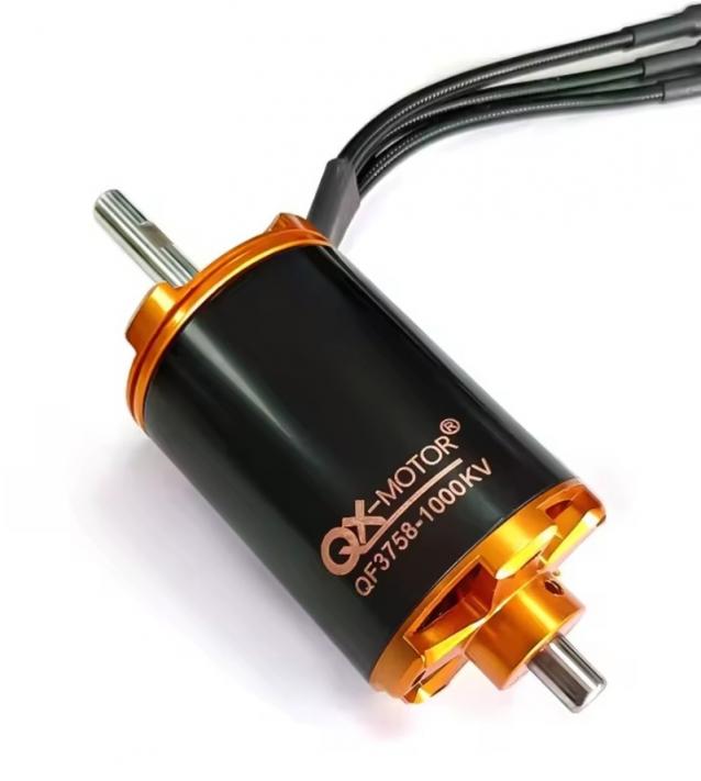 Motore  brushless QX-MOTOR QF3758-1000KV per ventola Jet,12 pale,90mm. 