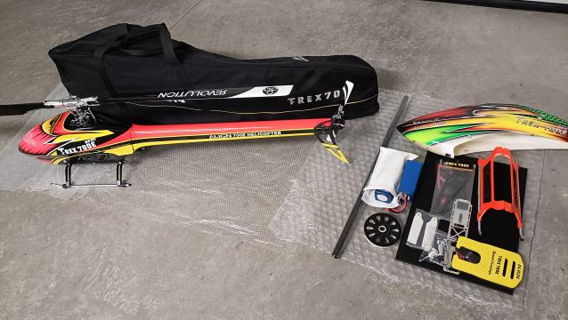 Align Trex 700e DFC combo kit fusoliera Speed