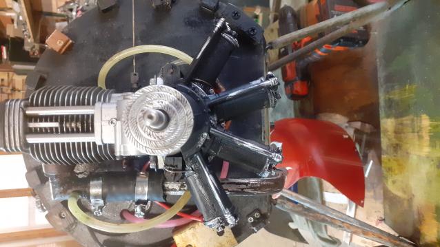 Stampa 3D motori radiali di varie scale 