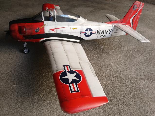 Troian t-28 eflite 2mt 6s