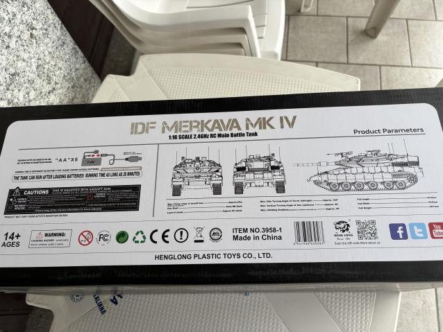 Vendo carro Heng Long Merkava RTR