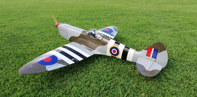 Aeromodello elettrico spitfire