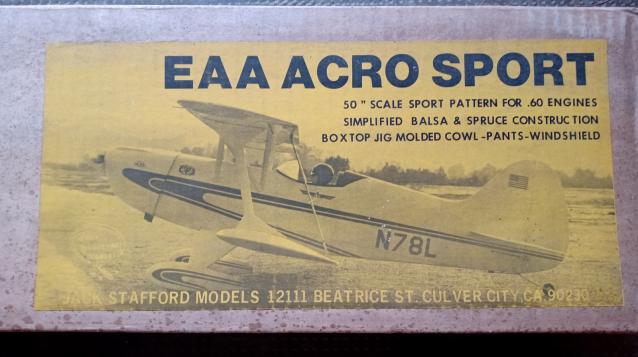 KIT BIPLANO IN LEGNO EAA ACRO SPORT