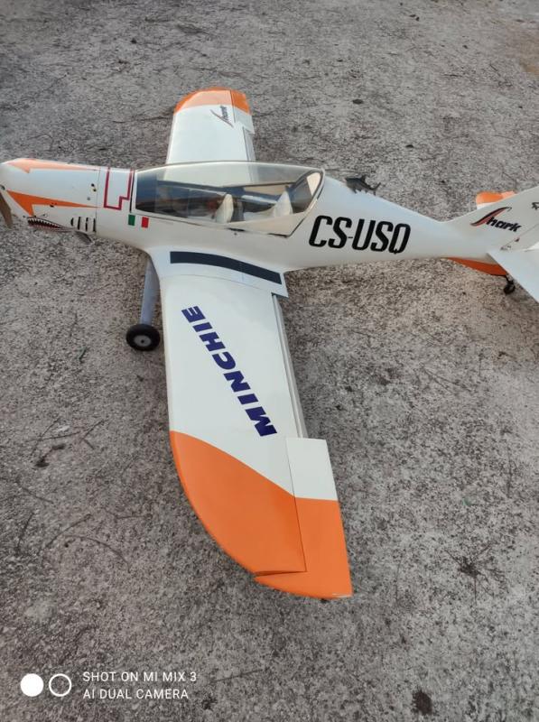 Aeromodello scoppio Shark+ MVVS-58 Completo