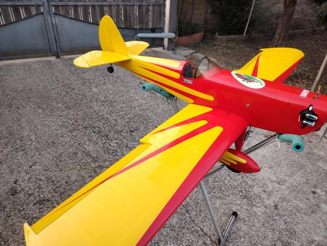 SpaceWalker Saito FA-100 bicilindrio in LINEA