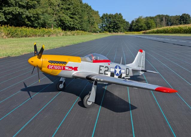 P51 DetroitMiss Arrows 1100mm (Eflite) (Horizonhobby) PNP