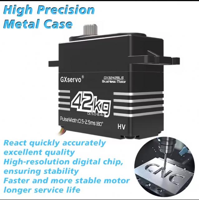 4 Servi HV 42KG Brushless NUOVI a Euro 100