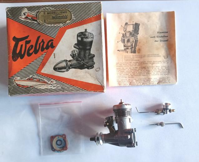 Motore per aereomodelli WEBRA 1.7ccm