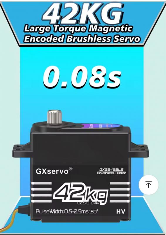 4 Pezzi Servi GXservo HV da 42KG Brushless  NUOVI  Euro 100