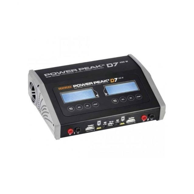 Caricatore multiplex Power Peak D7 EQ-BID 2x200W 