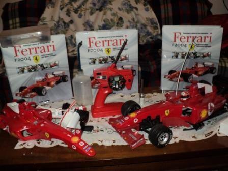 Ferrari F2004 con motore a scoppio