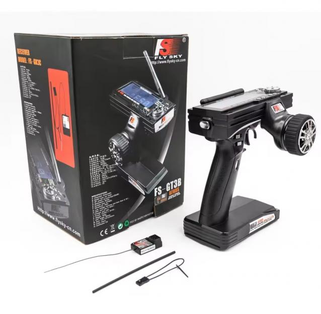 Radiocomando flysky fsgt3b 2.4Ghz 3CH + ricevente   NUOVO  Euro 45 spedizione compresa 