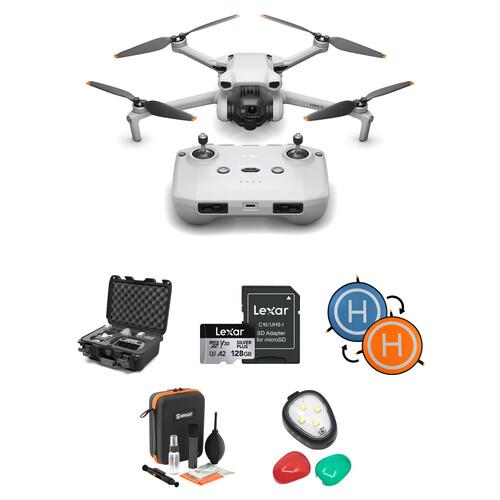 DJI Mini 3 Drone with RC-N1 Remote & Hard-Shell Travel Case Kit