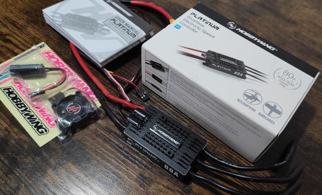 Regolatore Hobbywing ESC 80A Platinum V4