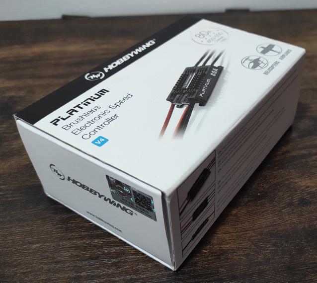  Regolatore Hobbywing ESC 80A 3-6S Platinum V4 