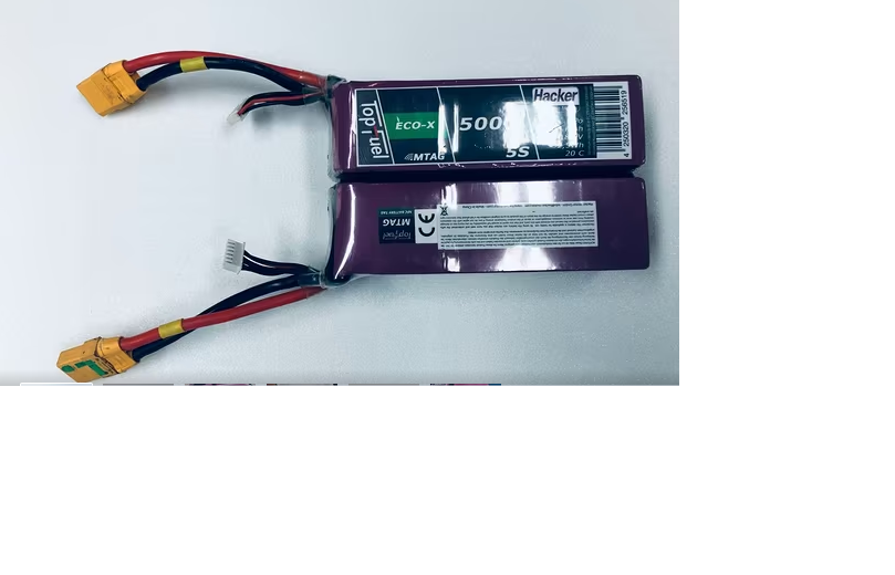 2x Batterie LiPo 5S/18.5V 5000mAh 20C Hacker