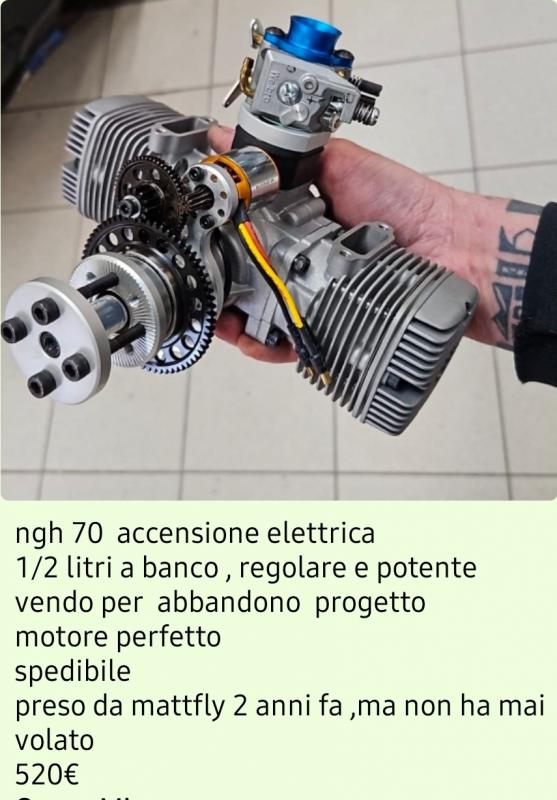 dle 55 ,   ngh70 electric start 