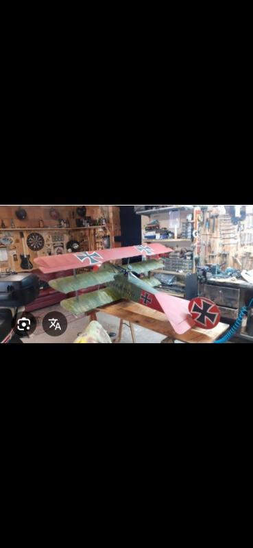  Fokker Dr1 della flair a.p 1800 motore os 200 4t 