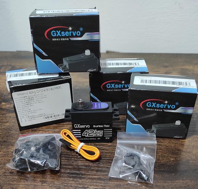 4 Pezzi Servi GXservo HV da 42KG Brushless  NUOVI Euro 100 spedizione compresa 