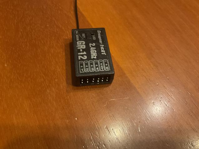 Ricevente full range 2,4 Ghz Hott Graupner GR.-12 , 6 canali.