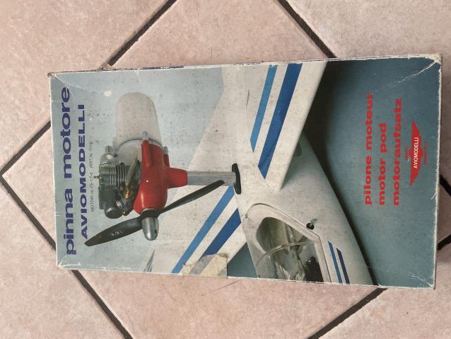 Pinna motore aviomodelli+motore