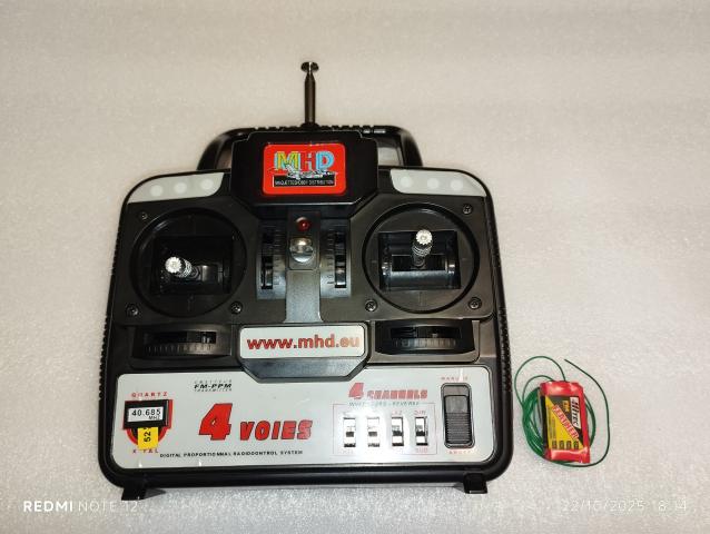 Radiocomanti vintage 4 canali in FM