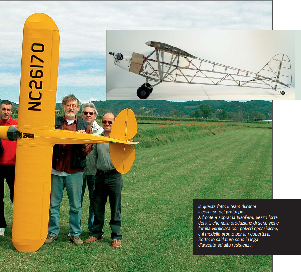 Kit Piper j3 Cub 1937/47 replica rc in scala 1/4 (Paolo Severin)