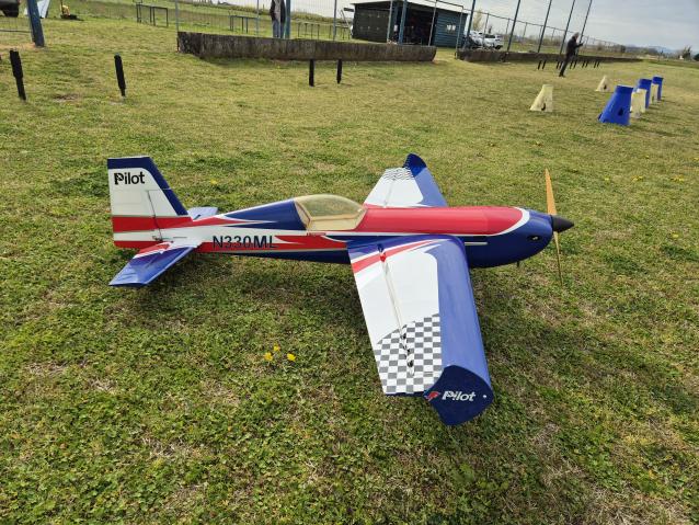 Extra 330sc Pilot completo + dle 60 bicilindrico